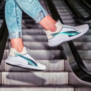 puma rebel mid white